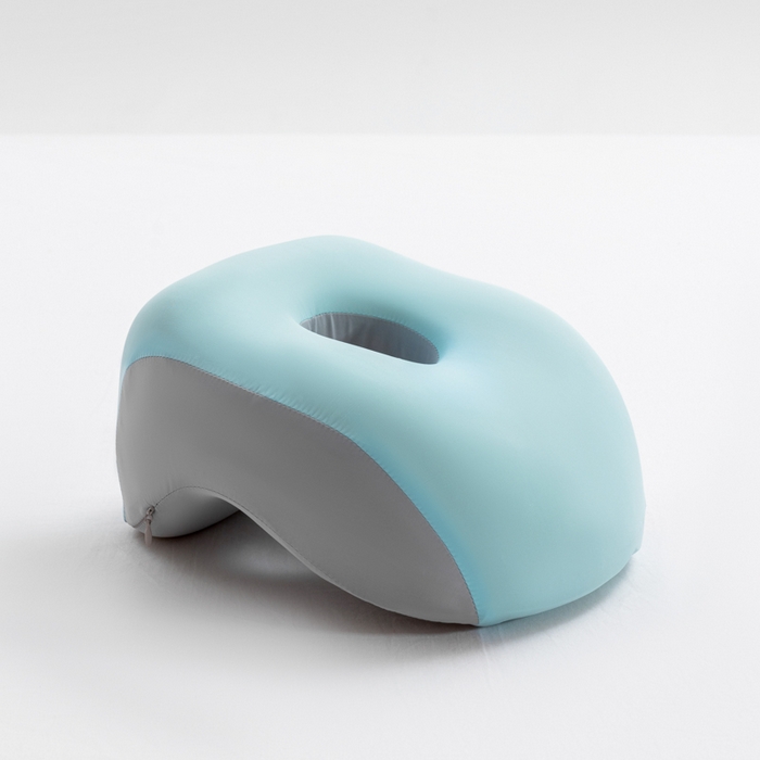 91家纺网 家纺一手货源 找家纺 昕科 2025新款多功能不压手午睡枕-学生午睡枕芯办公室睡觉神器枕头趴睡记忆棉午睡枕 午睡枕-蓝色