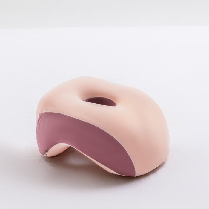 91家纺网 家纺一手货源 找家纺 昕科 2025新款多功能不压手午睡枕-学生午睡枕芯办公室睡觉神器枕头趴睡记忆棉午睡枕 午睡枕-粉色