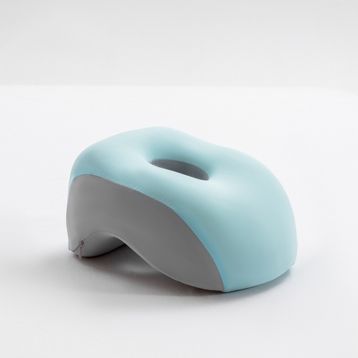 91家纺网 家纺一手货源 找家纺 昕科 2025新款多功能不压手午睡枕-学生午睡枕芯办公室睡觉神器枕头趴睡记忆棉午睡枕 午睡枕-蓝色