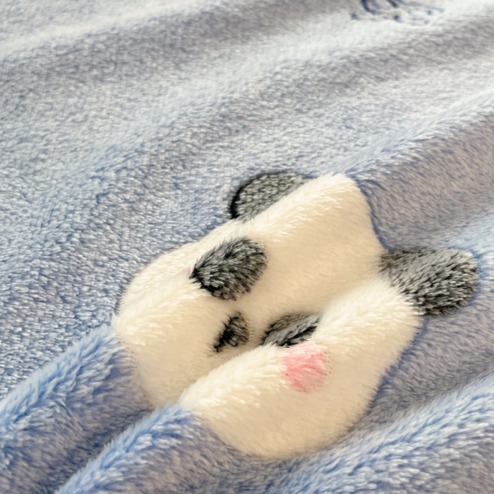 91家纺网 家纺一手货源 找家纺 川悦生活 2025新款高克重雪花绒卡通印花加厚保暖大床单床笠 床笠塔丽小熊猫