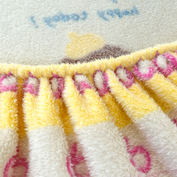 91家纺网 家纺一手货源 找家纺 川悦生活 2025新款高克重雪花绒卡通印花加厚保暖大床单床笠 床笠小狗物语