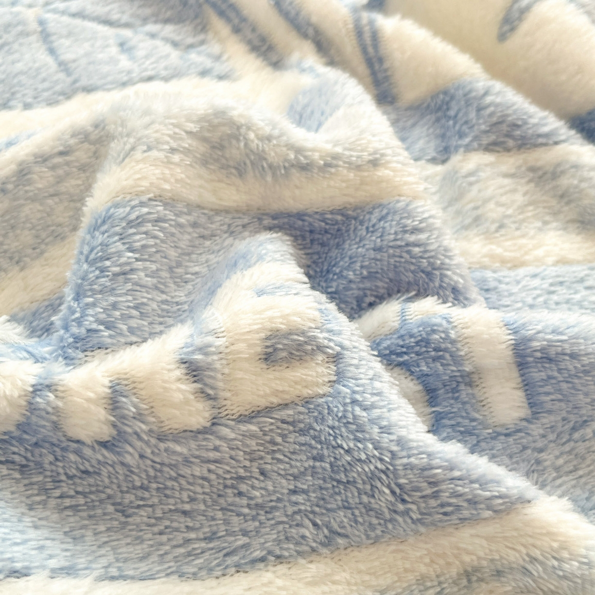 91家纺网 家纺一手货源 找家纺 川悦生活 2025新款高克重雪花绒卡通印花加厚保暖大床单床笠 床笠月桂-蓝