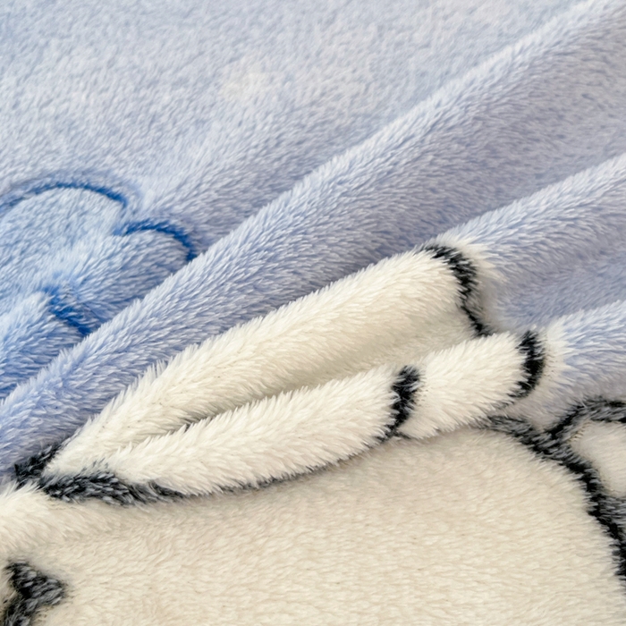 91家纺网 家纺一手货源 找家纺 川悦生活 2025新款高克重雪花绒卡通印花加厚保暖大床单床笠 床笠云朵奶狗