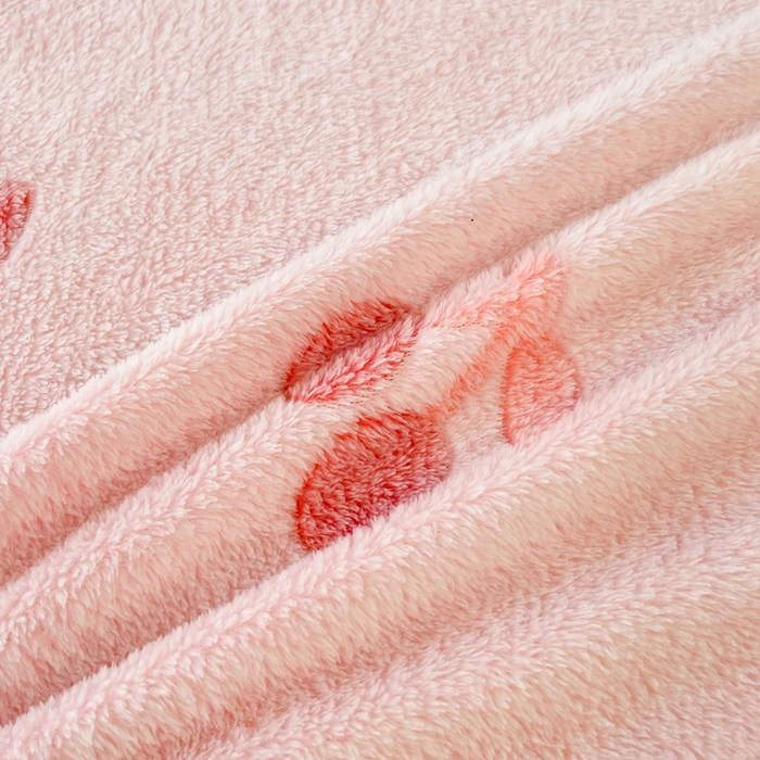 91家纺网 家纺一手货源 找家纺 川悦生活 2025新款高克重雪花绒卡通印花加厚保暖大床单床笠 床笠ins樱桃