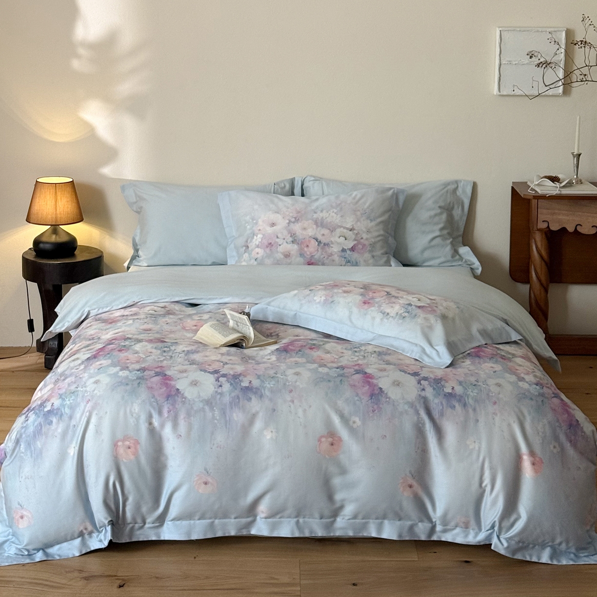 91家纺网 家纺一手货源 找家纺 （总）禾时 2025新款天丝棉磨毛数码印花四件套