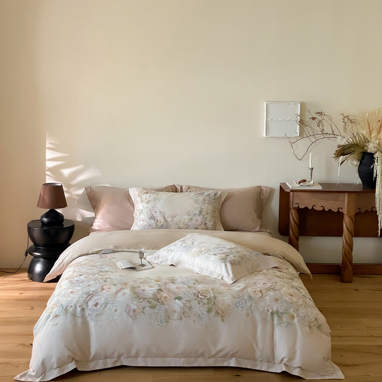 91家纺网 家纺一手货源 找家纺 （总）禾时 2025新款天丝棉磨毛数码印花四件套