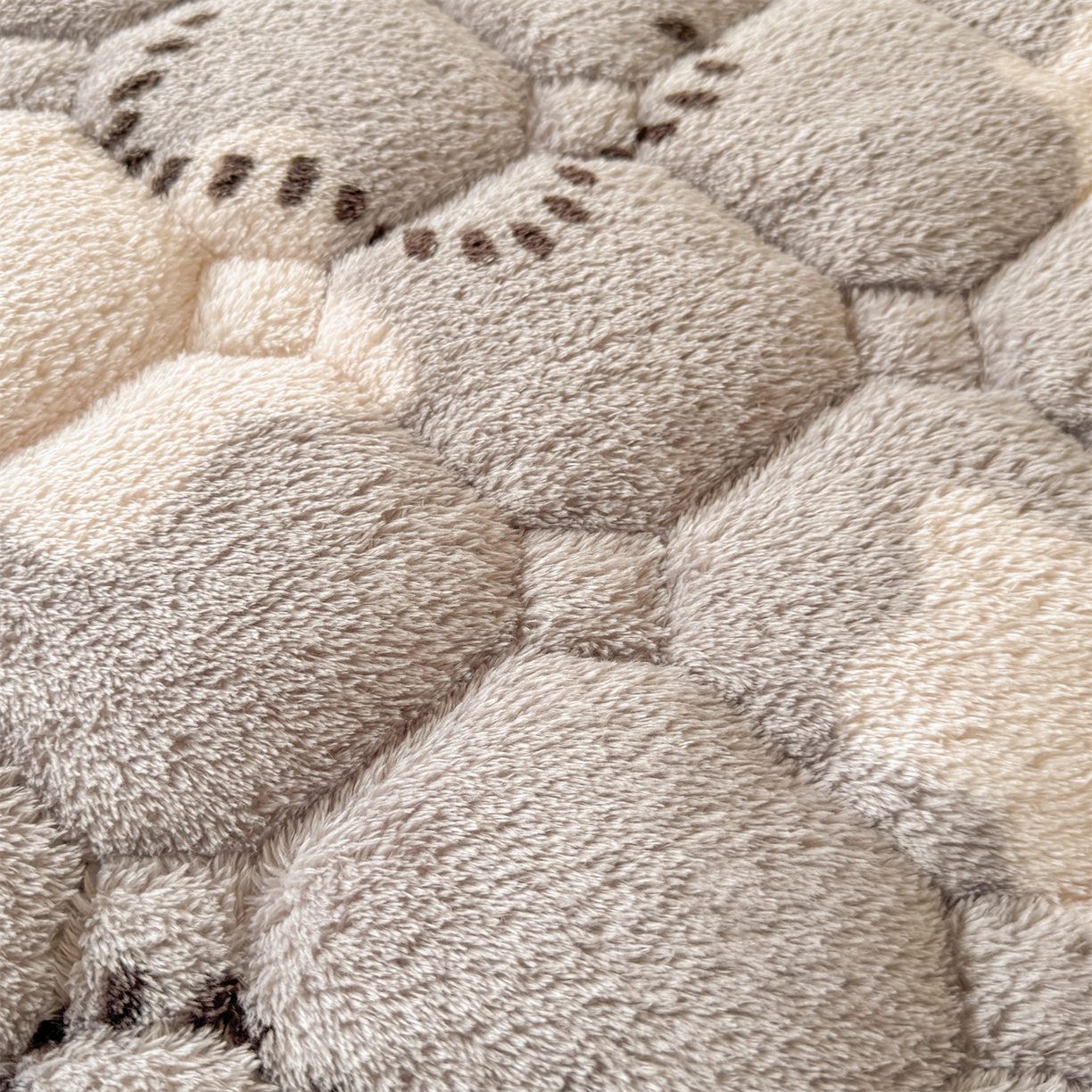 91家纺网 家纺一手货源 找家纺 雯豆家纺 2025新款泰迪绒学生宿舍床褥床垫床护垫 泰迪绒床褥-浩瀚星辰