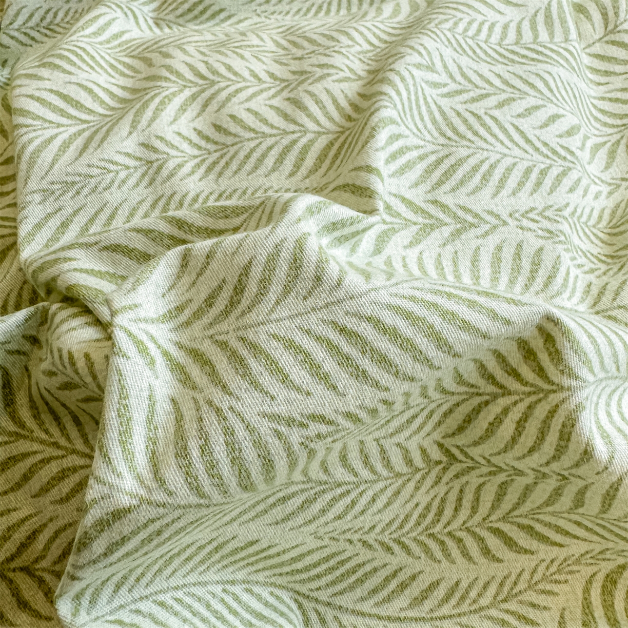 91家纺网 家纺一手货源 找家纺 灰鲸 2025新款A类全棉磨毛四件套 千逐-绿