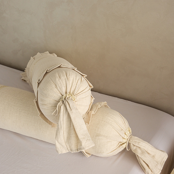 91家纺网 家纺一手货源 找家纺 昕科 2025新款亚麻糖果长抱枕-多功能睡觉长抱枕头沙发靠枕芯亚麻可拆洗长抱枕糖果枕 糖果枕-一只