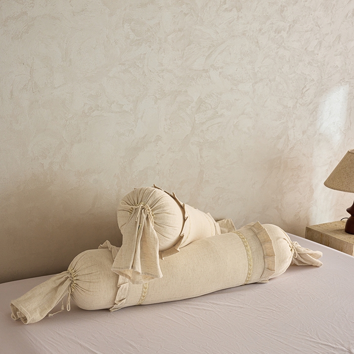 91家纺网 家纺一手货源 找家纺 昕科 2025新款亚麻糖果长抱枕-多功能睡觉长抱枕头沙发靠枕芯亚麻可拆洗长抱枕糖果枕 糖果枕-一只