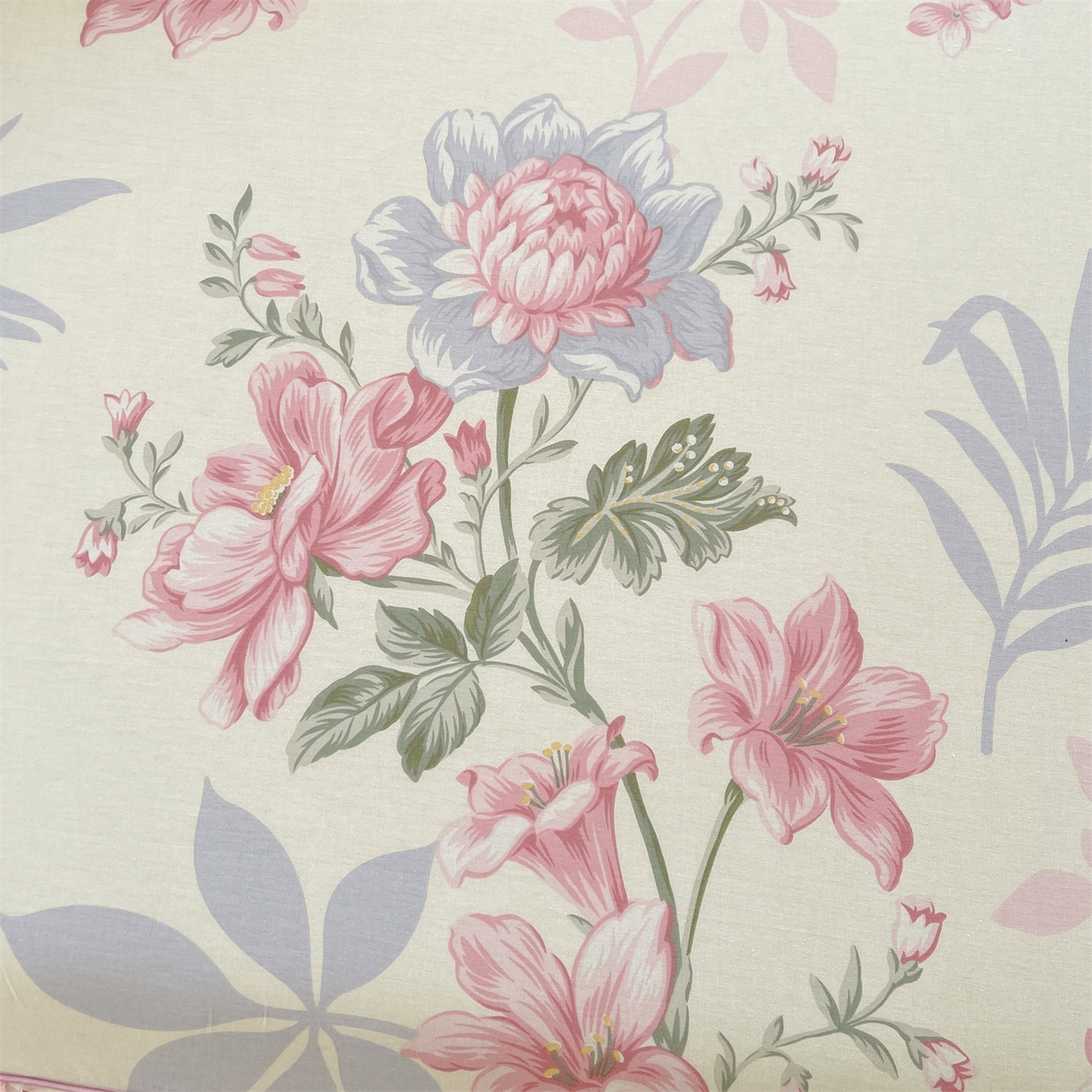 91家纺网 家纺一手货源 找家纺 宜凡家纺 2025新款全棉韩版床裙四件套 飞花似梦