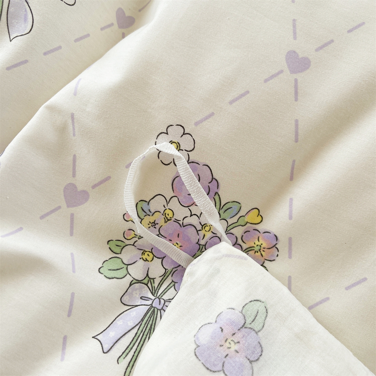 91家纺网 家纺一手货源 找家纺 宜凡家纺 2025新款全棉韩版床裙四件套 风雅微薰