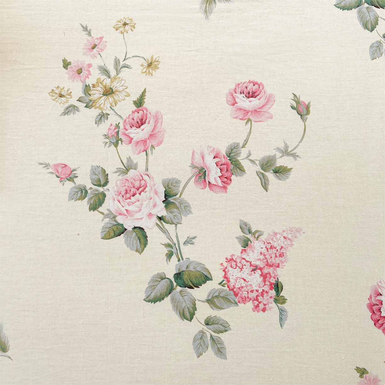 91家纺网 家纺一手货源 找家纺 宜凡家纺 2025新款全棉韩版床裙四件套 花意满园