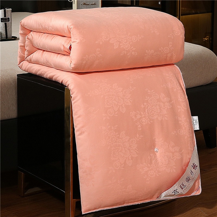 91家纺网 家纺一手货源 找家纺 （总）尚品家纺 2025全棉提花手工订花蚕丝被冬被子母被