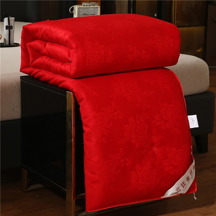 91家纺网 家纺一手货源 找家纺 （总）尚品家纺 2025全棉提花手工订花蚕丝被冬被子母被