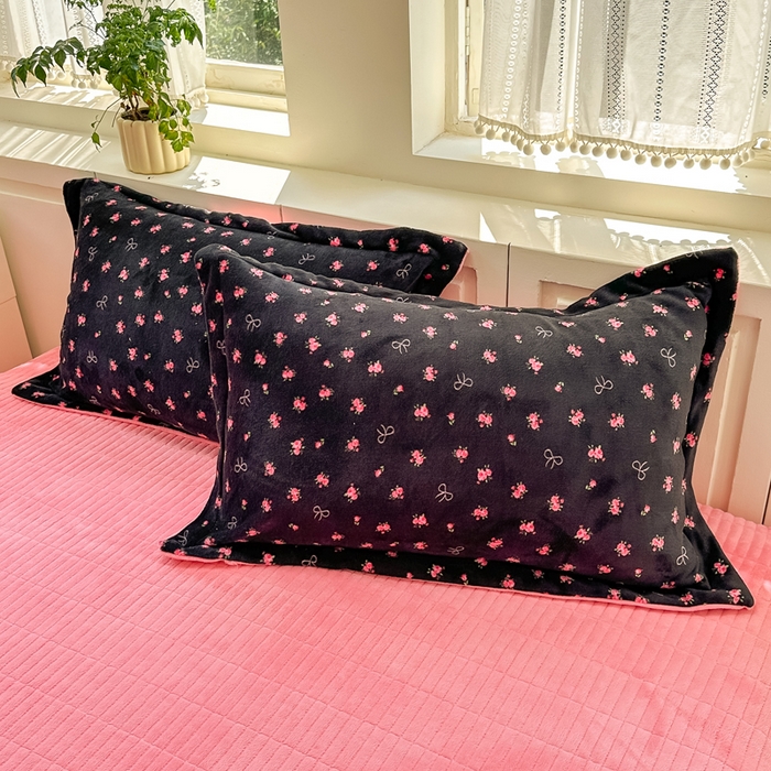 91家纺网 家纺一手货源 找家纺 （总）欧尚 2025新款高克重牛奶绒加厚保暖印花床盖四件套