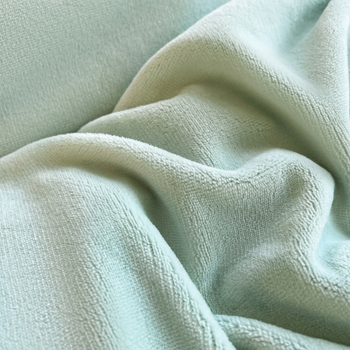 91家纺网 家纺一手货源 找家纺 库里梦家纺  2025新网红爆款简约纯色欧美风10公分包边牛奶绒四件套 包边款 薄荷绿