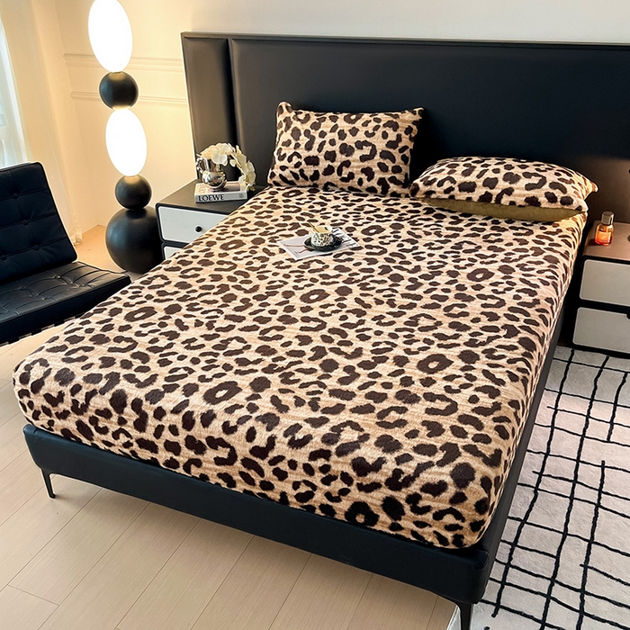 91家纺网 家纺一手货源 找家纺 （总）乐窝家纺仓储 2025新款亲肤加厚保暖兔毛绒牛奶绒单品床笠单件床笠-美拉德