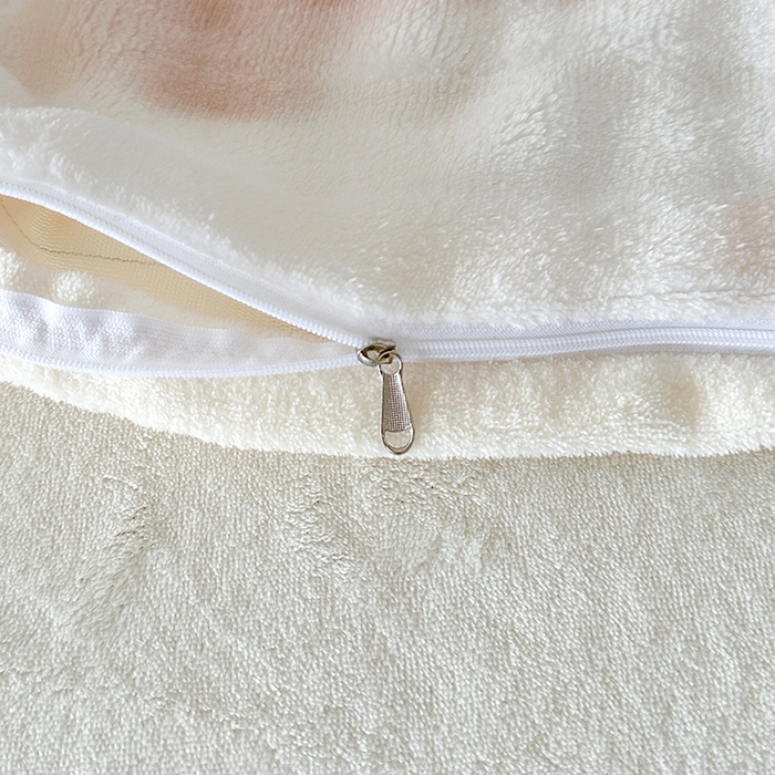 91家纺网 家纺一手货源 找家纺 柏薇 2025新款炫彩仿兔毛绒大泡泡绒印大理石纹高克重绒四件套 炫彩泡泡奶白