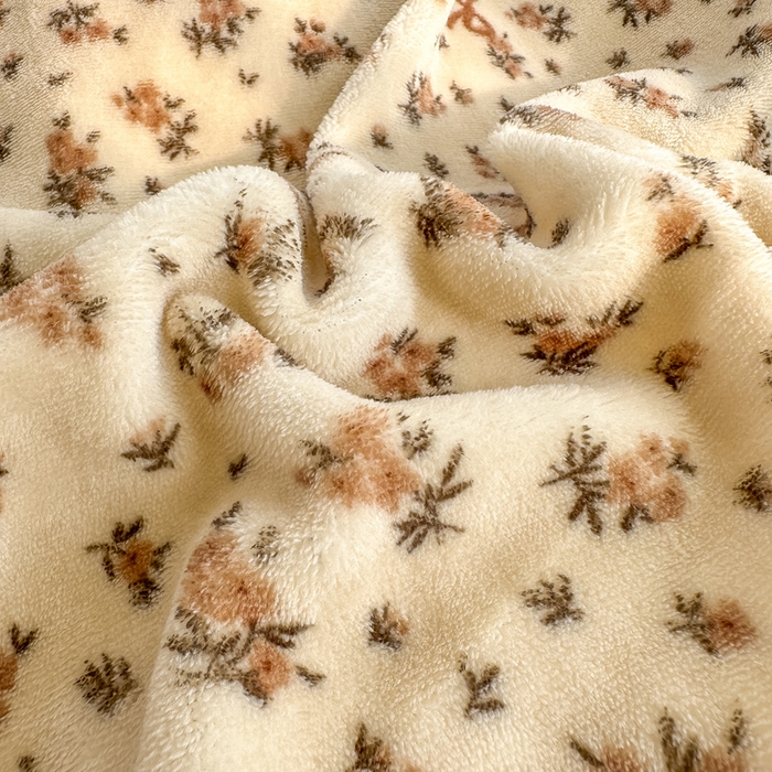 91家纺网 家纺一手货源 找家纺 欧尚 2025新款高克重牛奶绒加厚保暖印花床盖四件套 田园兔