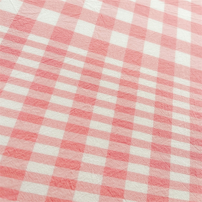 91家纺网 家纺一手货源 找家纺 恋人优选 2025新款纯棉色织床笠--无标款 粉色格