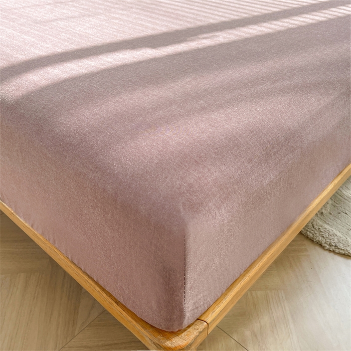 91家纺网 家纺一手货源 找家纺 恋人优选 2025新款纯棉色织床笠--无标款 咖啡