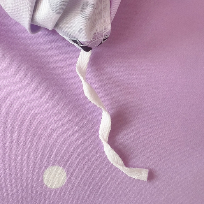 91家纺网 家纺一手货源 找家纺 港岛妹妹 2025新款云朵水洗工艺三丽鸥学生宿舍三件套上下铺三件套 三丽鸥-信封库洛米