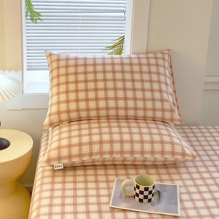 91家纺网 家纺一手货源 找家纺 爱彼家纺 2025新款老粗布床笠 老粗布床笠-艾格