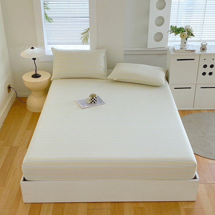 91家纺网 家纺一手货源 找家纺 爱彼家纺 2025新款老粗布床笠 老粗布床笠-北望