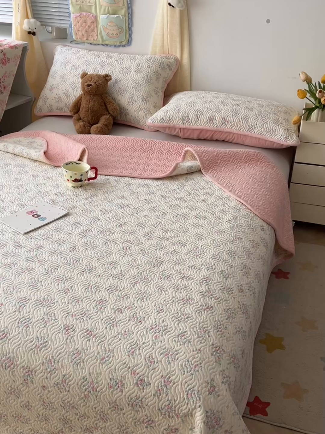 91家纺网 家纺一手货源 找家纺 慕晨 2025新品棉加绒床盖一面全棉一面牛奶绒床盖炕盖单品床盖床盖单件加厚高温酵素砂洗 赫拉