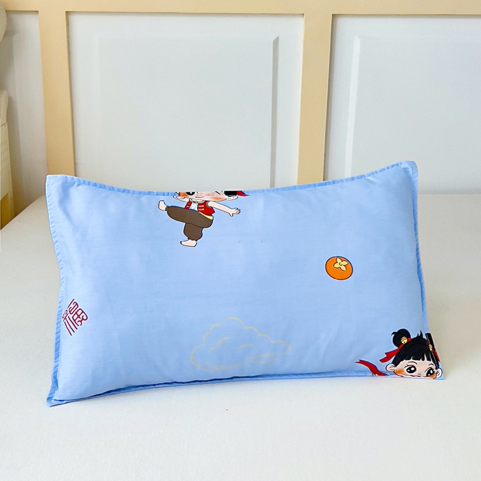 91家纺网 家纺一手货源 找家纺 吉咪兔儿童睡袋四季通用中大童纯棉秋冬季加厚小孩学生成人防踢被子神器三太子