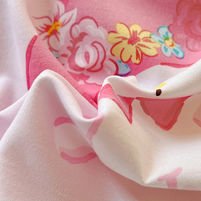 91家纺网 家纺一手货源 找家纺 港岛妹妹 2025新款云朵水洗工艺三丽鸥学生宿舍三件套上下铺三件套 三丽鸥-粉粉美乐蒂