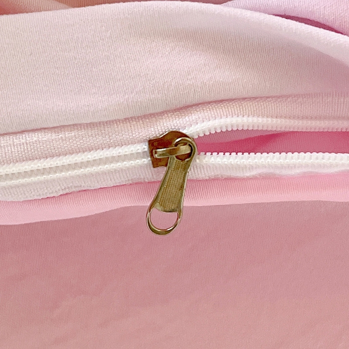 91家纺网 家纺一手货源 找家纺 港岛妹妹 2025新款云朵水洗工艺三丽鸥学生宿舍三件套上下铺三件套 三丽鸥-粉粉美乐蒂