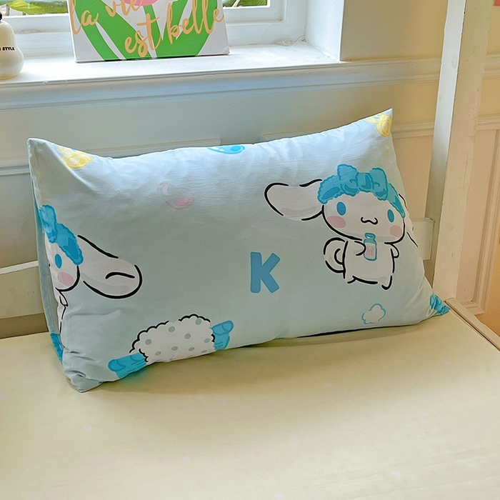 91家纺网 家纺一手货源 找家纺 港岛妹妹 2025新款云朵水洗工艺三丽鸥学生宿舍三件套上下铺三件套 三丽鸥-泡泡玉桂狗