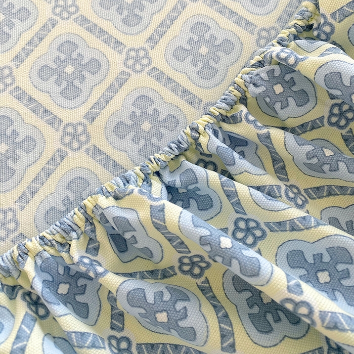 91家纺网 家纺一手货源 找家纺 爱彼家纺 2025新款老粗布床笠 老粗布床笠-星格