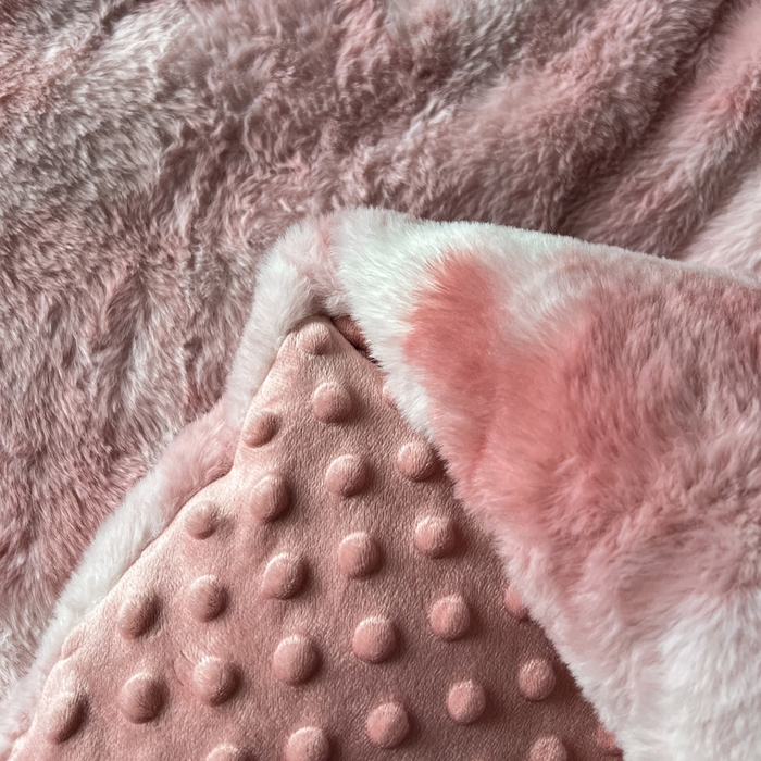 91家纺网 家纺一手货源 找家纺 米乐被业 2025新款兔毛印花豆豆被被子被芯 蝶恋