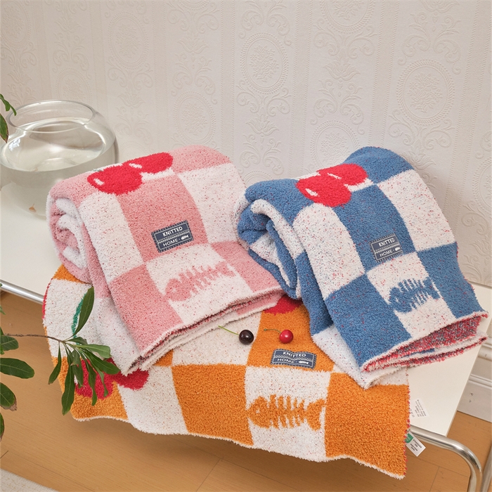 （总）暖绵绵 2025新款半边绒小樱桃毛毯 新品樱洛系列（最低零售价：173元）