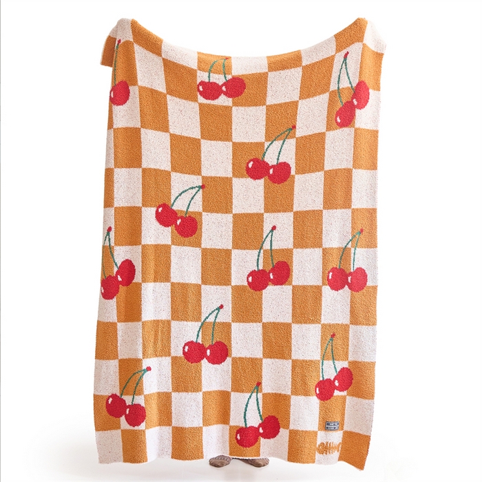 91家纺网 家纺一手货源 找家纺 （总）暖绵绵 2025新款半边绒小樱桃毛毯 新品樱洛系列（最低零售价：173元）