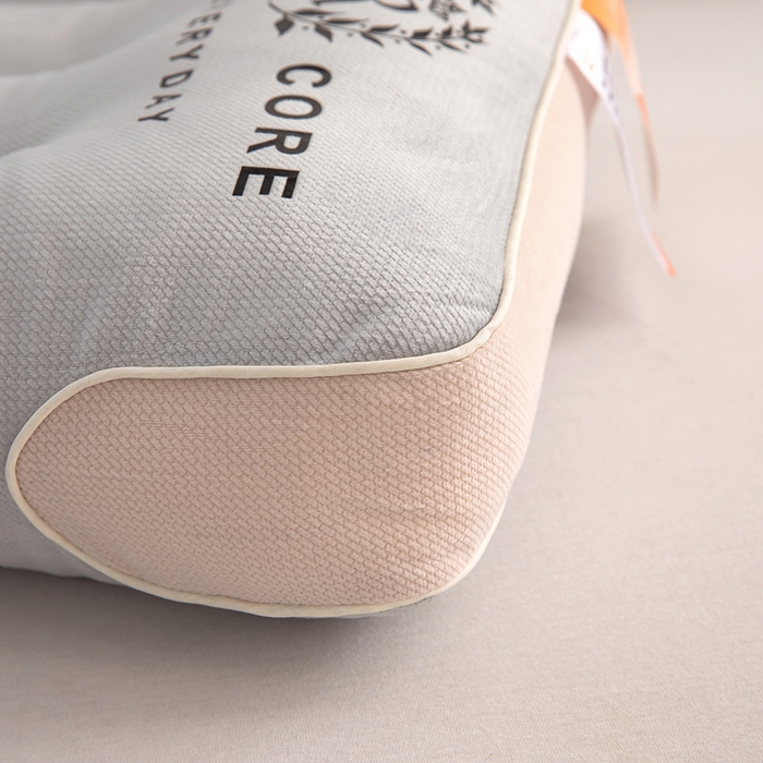 91家纺网 家纺一手货源 找家纺 九州枕芯 2025新款肩颈释压倍暖枕 灰色