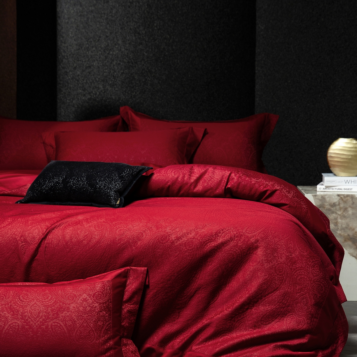 91家纺网 家纺一手货源 找家纺 （总）太古汇家居 2025新款全棉厚织金丝银线四件套-佩兹力