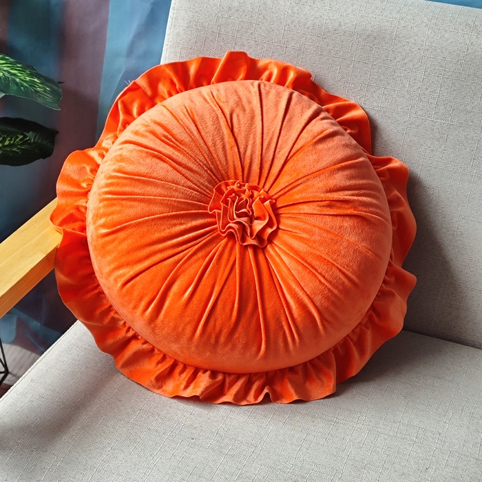 91家纺网 家纺一手货源 找家纺 （总）李帅家居 新款荷叶边花蕊抱枕花边靠垫沙发靠背装饰家用腰靠枕花朵枕芯