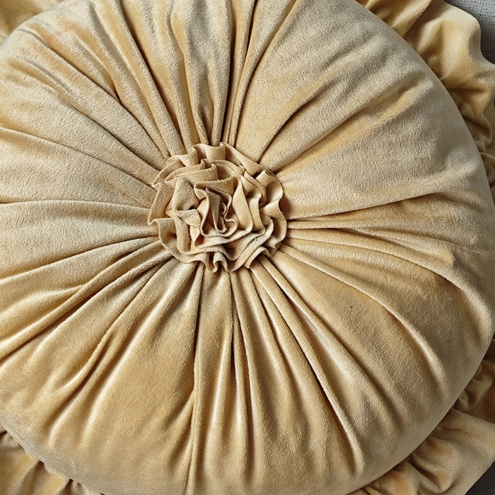 91家纺网 家纺一手货源 找家纺 （总）李帅家居 新款荷叶边花蕊抱枕花边靠垫沙发靠背装饰家用腰靠枕花朵枕芯