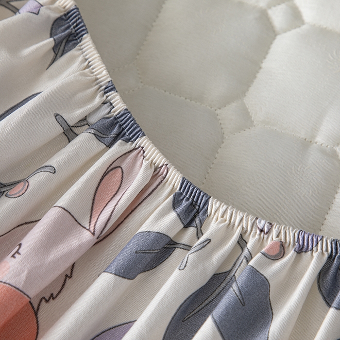 91家纺网 家纺一手货源 找家纺 （总）暖季 2025新款印花磨毛夹棉床笠