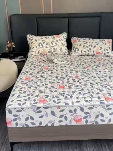 91家纺网 家纺一手货源 找家纺 （总）暖季 2025新款印花磨毛夹棉床笠