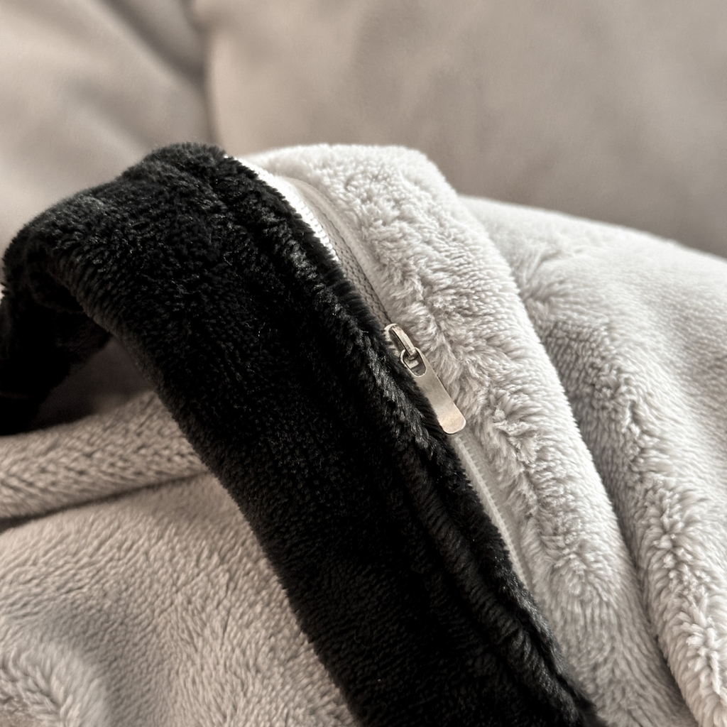 91家纺网 家纺一手货源 找家纺 金麦家纺 2025新款牛奶绒撞色拼边四件套贝拉系列 贝拉-灰色