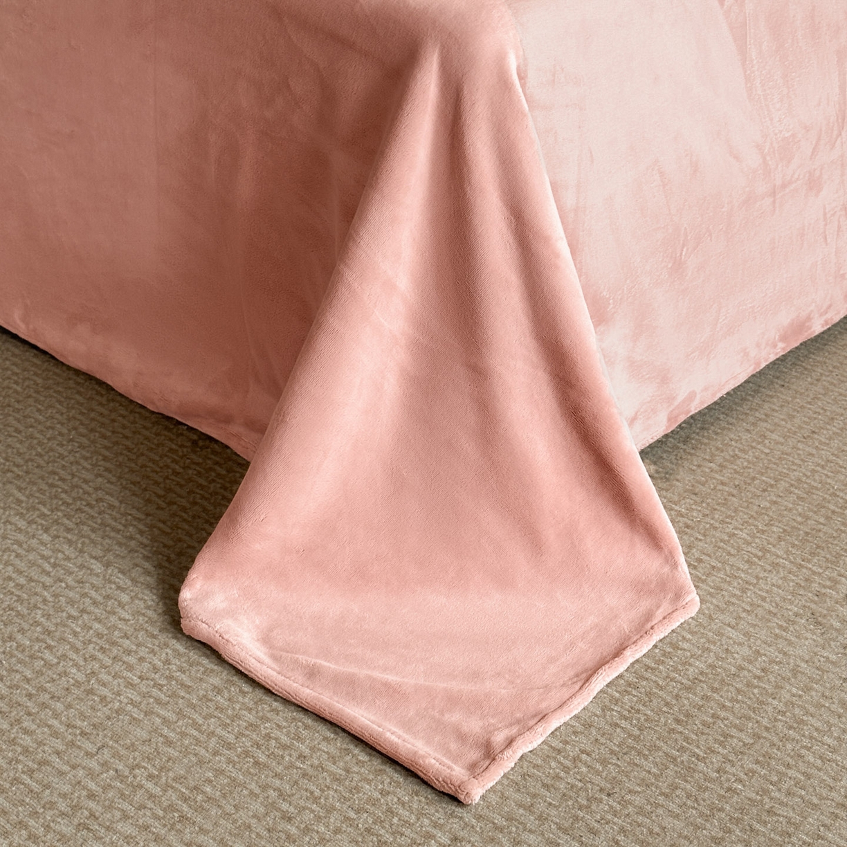 91家纺网 家纺一手货源 找家纺 金麦家纺 2025新款牛奶绒撞色拼边四件套贝拉系列 贝拉-粉色