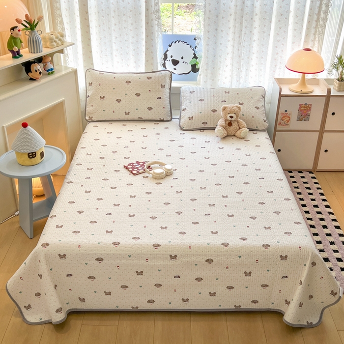 91家纺网 家纺一手货源 找家纺 （总）沐纯家居 2025新款婴儿绒纯棉水洗床盖