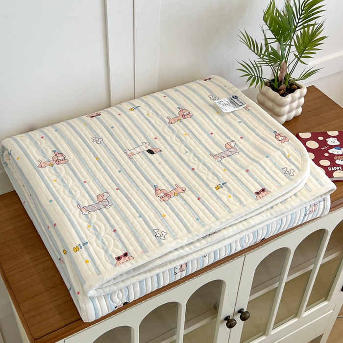 91家纺网 家纺一手货源 找家纺 （总）沐纯家居 2025新款婴儿绒纯棉水洗床盖