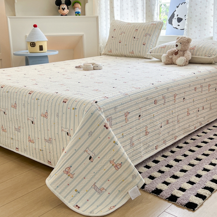 91家纺网 家纺一手货源 找家纺 （总）沐纯家居 2025新款婴儿绒纯棉水洗床盖