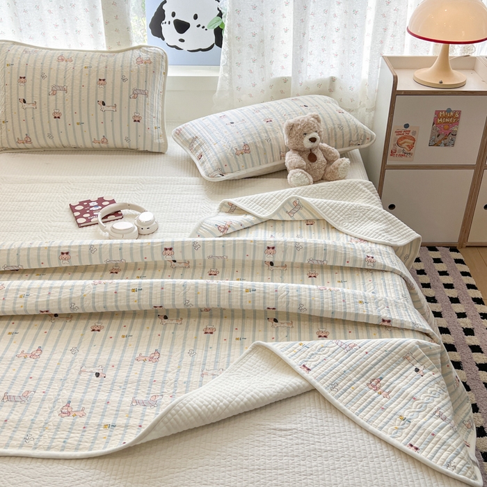 91家纺网 家纺一手货源 找家纺 （总）沐纯家居 2025新款婴儿绒纯棉水洗床盖